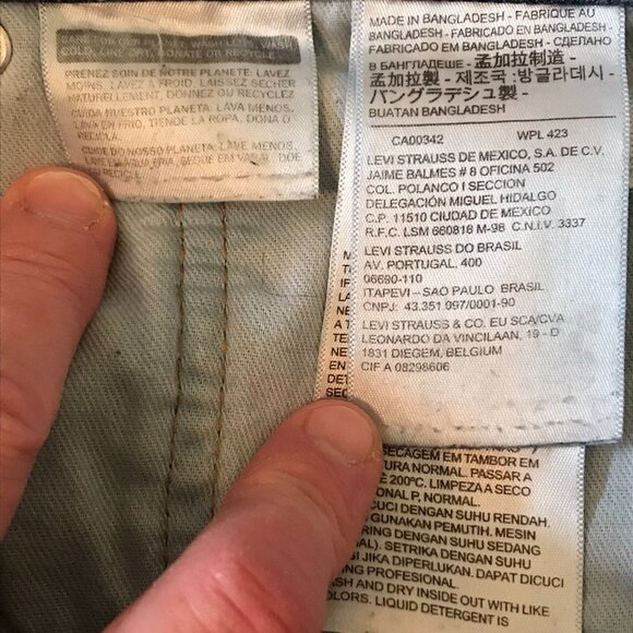 Levi Strauss & Co Men's Blue Jeans 505 W34 L30 **** - Picture 4 of 7